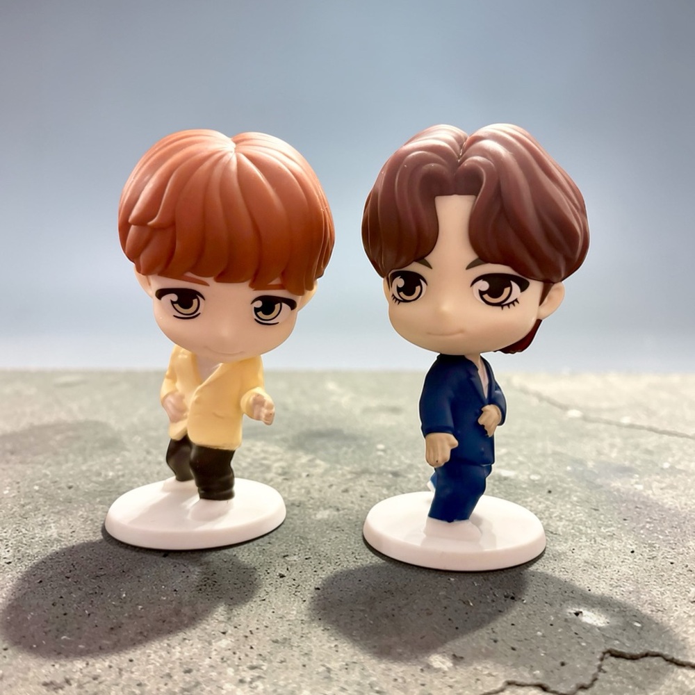 2025 McDonald's “Jimin” & “V” TINY TAN x BTS Happy Meal Toy